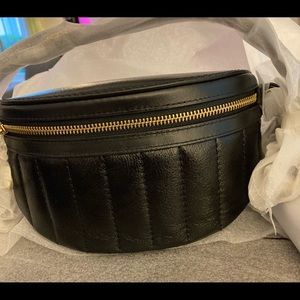 New Quilted Black Coach Belt Bag with Chain for Summer Convenience